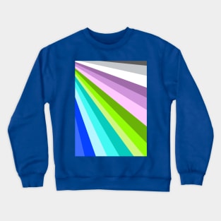 Bright Colour Stripes Crewneck Sweatshirt